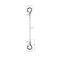 Safety Steel Wire Rope Cable With Lanyard Hooks Double Casting Hook YW86538