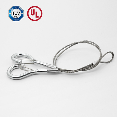 Cáp an toàn loại Y với móc xuân cho hệ thống treo phụ kiện của treo nhẹ tải an toàn 10KG bán đơn vị đơn vị