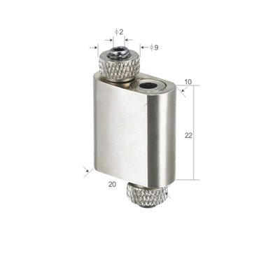 Máy tạo vòng 2.0 / 3.0mm Bộ kẹp đa năng bằng đồng thau lớn có nắp bảo mật YW-86426