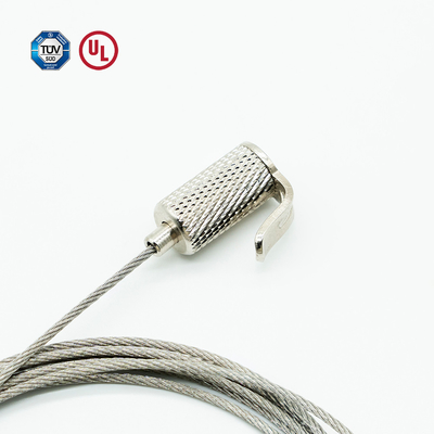 Nhà máy bán hàng trực tiếp Thread Cable Gripper với Hook Đèn treo dây cáp cáp dây cáp chặn