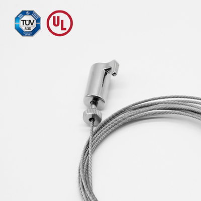 Đẹp cáp móc có thể điều chỉnh cho hình ảnh / màn hình nghệ thuật với kết thúc nickel