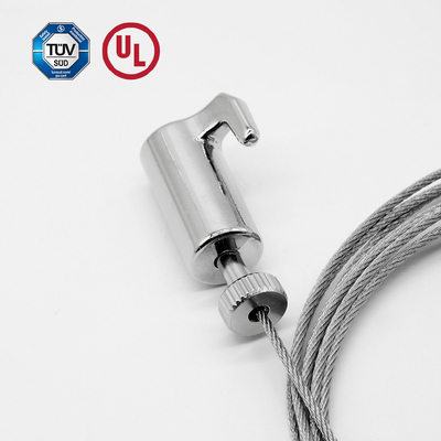 Đẹp cáp móc có thể điều chỉnh cho hình ảnh / màn hình nghệ thuật với kết thúc nickel