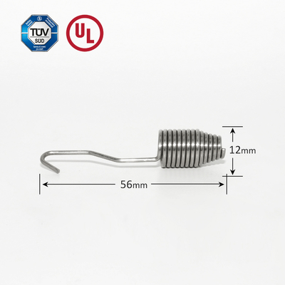 Thép không gỉ nén nén nén dây chuyền xuân Nickel / Chrome / bạc satin
