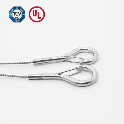 Cáp an toàn loại Y với móc xuân cho hệ thống treo phụ kiện của treo nhẹ tải an toàn 10KG bán đơn vị đơn vị